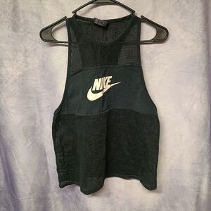 Nike Black Mesh Muscle Athletic Tank